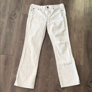 J. Crew Off-White Denim Pants
